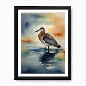 Heron Art Print