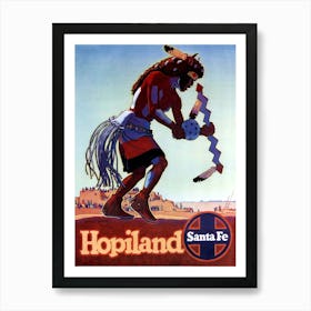 Native American, Hopiland, Santa Fe Art Print