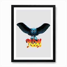 Rush band music 1 Art Print