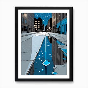 Gutter &stars 5 vector art Art Print