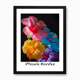 Bright Inflatable Flowers Poster Hibiscus 1 Art Print
