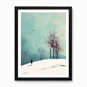 Winter'S Day, Minimalism Art Print