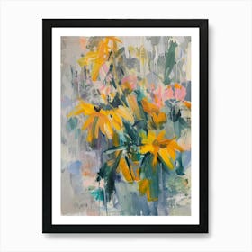 Yellow Daisies 2 Art Print