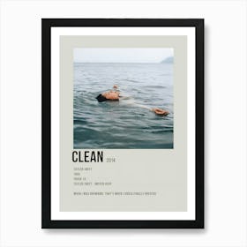 Taylor Swift Clean 1 Art Print