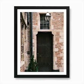 Old Door // Antwerp, Belgium Travel Photography Art Print