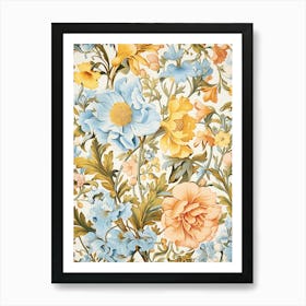 Floral Pattern 20 Art Print