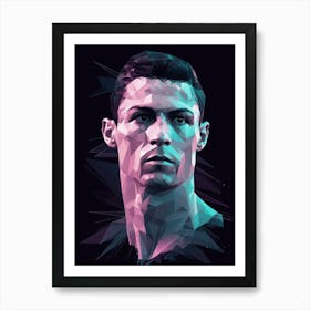 Cristiano Ronaldo Portrait Art Print