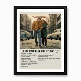 The Freewheelin Bob Dylan 1 Art Print