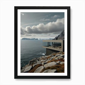 House On The Cliff Art Print