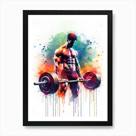 Olympic Athlete Art Print