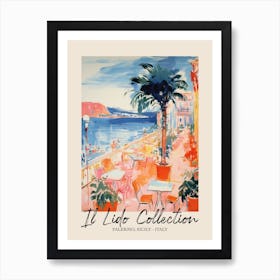 Palermo, Sicily   Italy Il Lido Collection Beach Club Poster 3 Art Print