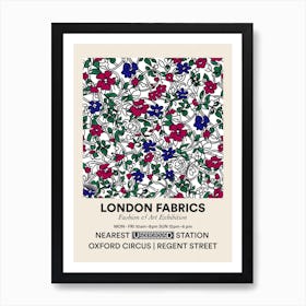 Poster Tulip Tide London Fabrics Floral Pattern 5 Art Print