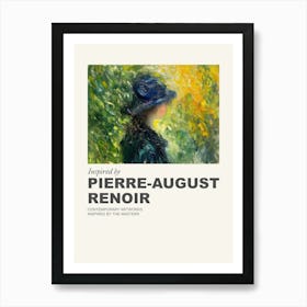 Museum Poster Inspired By Pierre August Renoir 1 Art Print