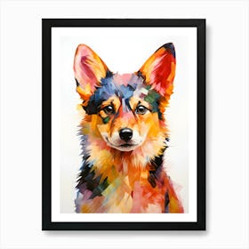 Silent Loyalty The Faithful Dog Art Print