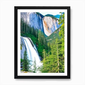 Shannon Falls, Canada Majestic, Beautiful & Classic (1) Art Print