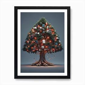 Christmas Tree 6 Art Print