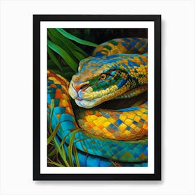 Cuban Boa Painting Art Print