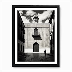 Alcala De Henares, Spain, Black And White Analogue Photography 1 Art Print