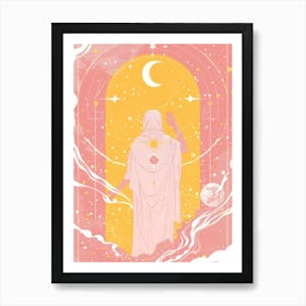 Shaman univers door Art Print