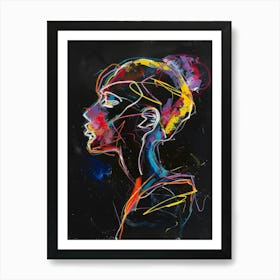 Portrait Of A Woman 612 Art Print