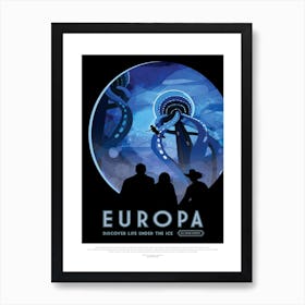 Europa Space Travel Nasa Poster Art Print