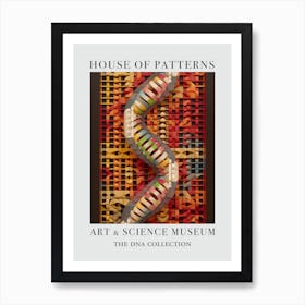 Dna Art Abstract Painting 17 House Of Patterns Art Print
