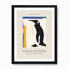 Penguin 2 Matisse Inspired Exposition Animals Poster Art Print