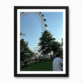 London Eye Art Print