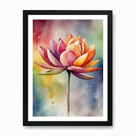 Lotus Flower 7 Art Print