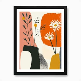 Flowers In Vases Art Print