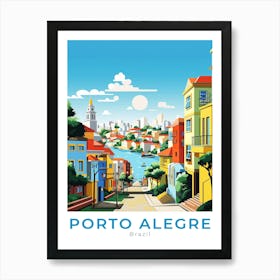 Brazil Porto Alegre Travel Art Print