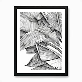 Banana Leaves 18 Art Print