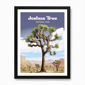 Joshua Tree National Park California Nature Travel Art Art Print