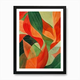 Abstract Leaves 28 Art Print