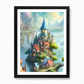 Fairytale Castle Art Print