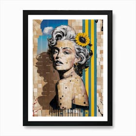 Amazing Lady Art Print