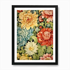 Floral Wallpaper 74 Art Print