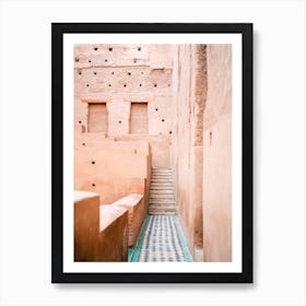 Colors Of Marrakech Morocco El Badi Palace Art Print