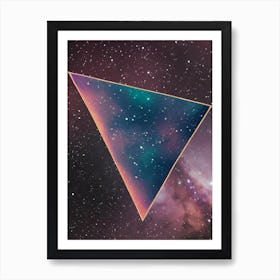 Triangle In Space Art Print