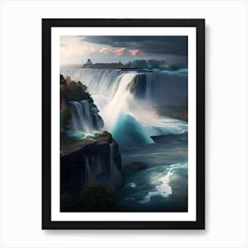 Niagara Falls Of The South, United States Realistic Photograph (1) Art Print