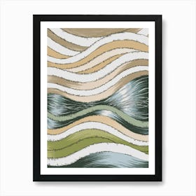 Wavy Waves Art Print