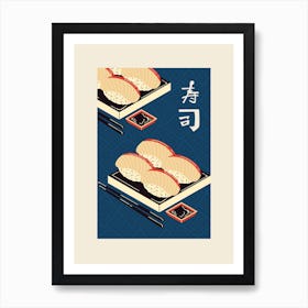 Kanpachi Sushi Art Print