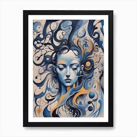 Ethereal Gaze Art Print