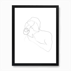 Portrait Of A Woman 4 Art Print