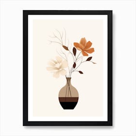 Floral Arrangement In A Vase 1 Art Print