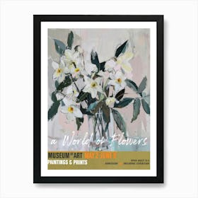 A World Of Flowers, Van Gogh Exhibition Daffodils 2 Art Print