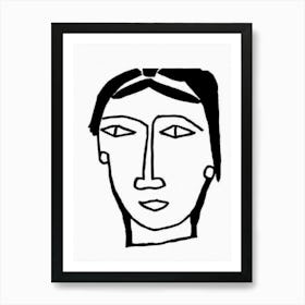 Portrait Of A Woman Art Print