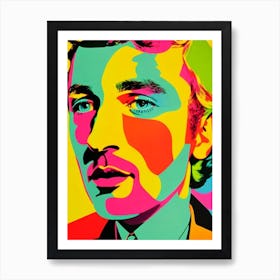 George C Scott Colourful Pop Movies Art Movies Art Print