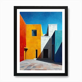 Cancun Colors: Caribbean Canvas, Mexico Art Print