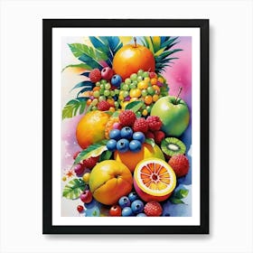 Fruit Painting Art Print